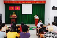 Ủy ban nhân dân phường 1 Tuyên truyền, phổ biến Luật Bầu cử đại biểu Quốc Hội và đại biểu Hội đồng nhân dân năm 2015 nhân ngày pháp luật tháng 3 2021