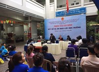 “Ngày pháp luật” tháng 3 Phường 1 tổ chức phiên tòa giả định tuyên truyền phòng, chống bạo lực học đường tại trường Trung học cơ sở Phan Sào Nam