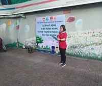 PHƯỜNG 14 TỔ CHỨC ĐI BỘ ĐỒNG HÀNH HƯỞNG ỨNG “NGÀY MÔI TRƯỜNG THẾ GIỚI”