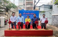 PHƯỜNG 14 KHỞI CÔNG THỰC HIỆN DUY TU, SỬA CHỮA HẺM