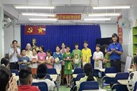 PHƯỜNG 5 TỔ CHỨC LỄ SƠ KẾT LỚP HỌC ANH VĂN MIỄN PHÍ DÀNH CHO CÁC EM THIẾU NHI TRÊN ĐỊA BÀN