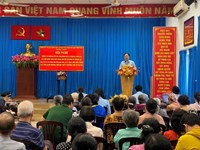 Phường 4 tổ chức thông tin về Nghị quyết số 11 NQ-HĐND của Hội đồng Nhân dân Thành phố Hồ Chí Minh