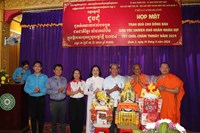 Quận 3 Họp mặt tặng quà đồng bào dân tộc Khmer nhân dịp tết Chôl Chnăm Thmây năm 2024