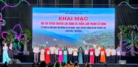 Đội tuyên truyền lưu động Quận 3 tham gia Hội thi tuyên truyền lưu động kỷ niệm 65 năm Ngày mở đường Hồ Chí Minh - Ngày truyền thống bộ đội Trường Sơn