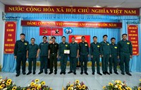 Chi bộ quân sự Phường Võ Thị Sáu tổ chức lễ kết nạp đảng viên