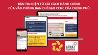 Bản tin điện tử Cải cách hành chính số 13 đến số 24 năm 2024 của Văn phòng Ban Chỉ đạo Cải cách hành chính của Chính phủ