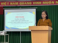 PHƯỜNG 3 HỘI NGHỊ TUYÊN TRUYỀN LUẬT TIẾP CẬN THÔNG TIN VÀ LUẬT THỰC HIỆN DÂN CHỦ Ở CƠ SỞ