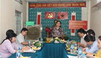 Bí thư Quận ủy Nguyễn Thanh Xuân thăm khu phố 8, Phường 9