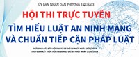 PHƯỜNG 3 PHÁT ĐỘNG HỘI THI TRỰC TUYẾN TÌM HIỂU LUẬT AN NINH MẠNG VÀ CHUẨN TIẾP CẬN PHÁP LUẬT