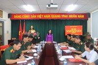 Đảng ủy Quân sự bình xét đánh giá tổ chức Đảng, đảng viên năm 2024