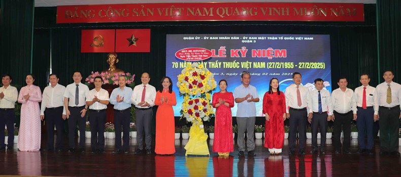 Quận 3 họp mặt kỷ niệm 70 năm Ngày Thầy thuốc Việt Nam