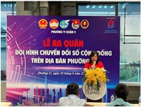 Phường 11 ra quân đội hình chuyển đổi số cộng đồng năm 2025