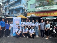 Phường 4 Phối hợp Trung tâm phát triển khoa học và Công nghệ trẻ Thành đoàn ra quân Đội hình chuyển đổi số cộng đồng trên địa bàn 10 khu phố và Chợ Vườn Chuối
